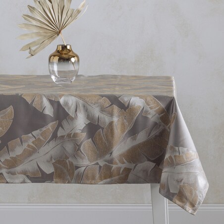 Jaquard Tablecloth Leves 140x220 cm