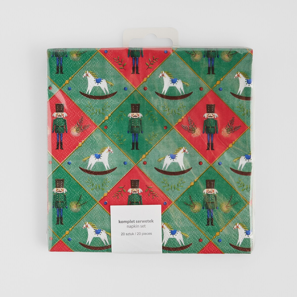 Komplet Serwetek Nutpacher z motywem dziadka do orzechów