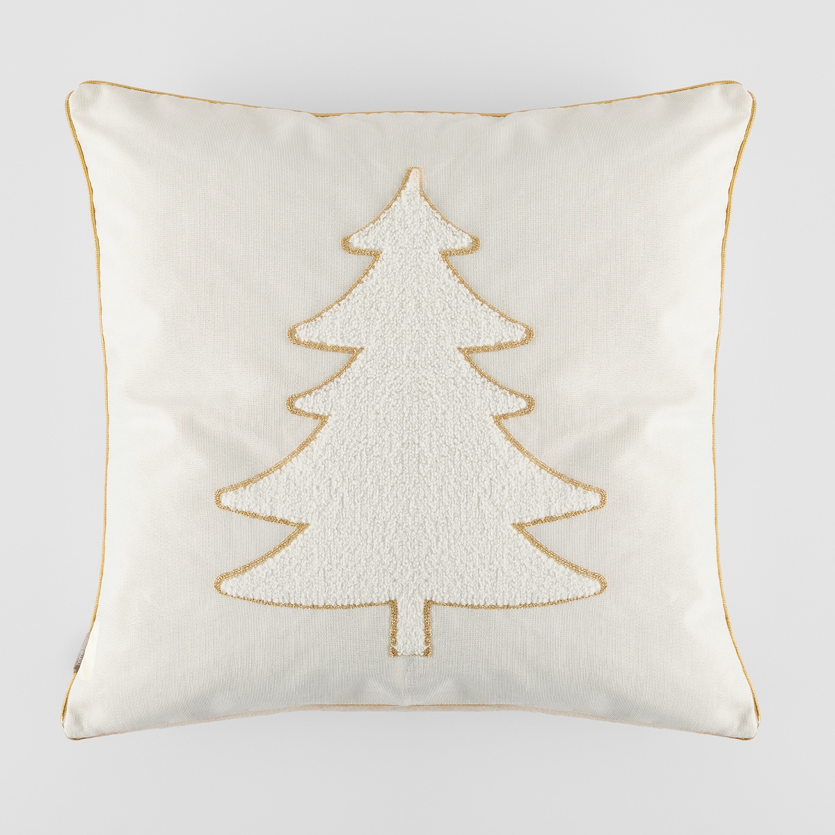 Poszewka Haftowana Medis 45x45 cm z motywem choinki