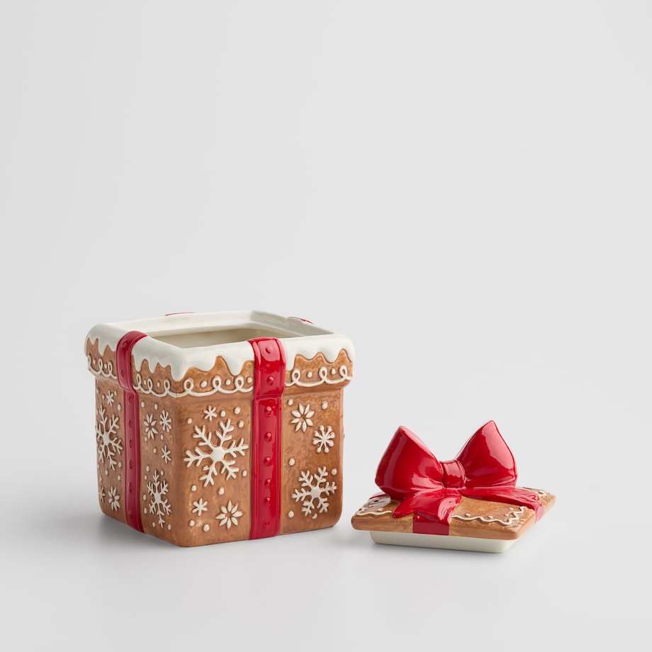 Pojemnik Gingerbox z motywem śnieżynki