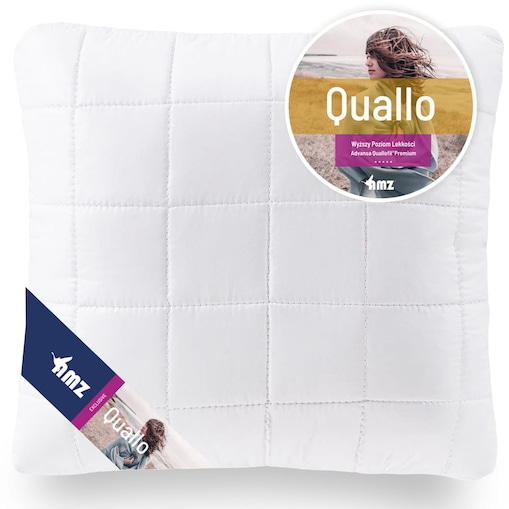 Poduszka antyalergiczna pikowana 40x40 cm Quallo, linia Antiallergic exclusive