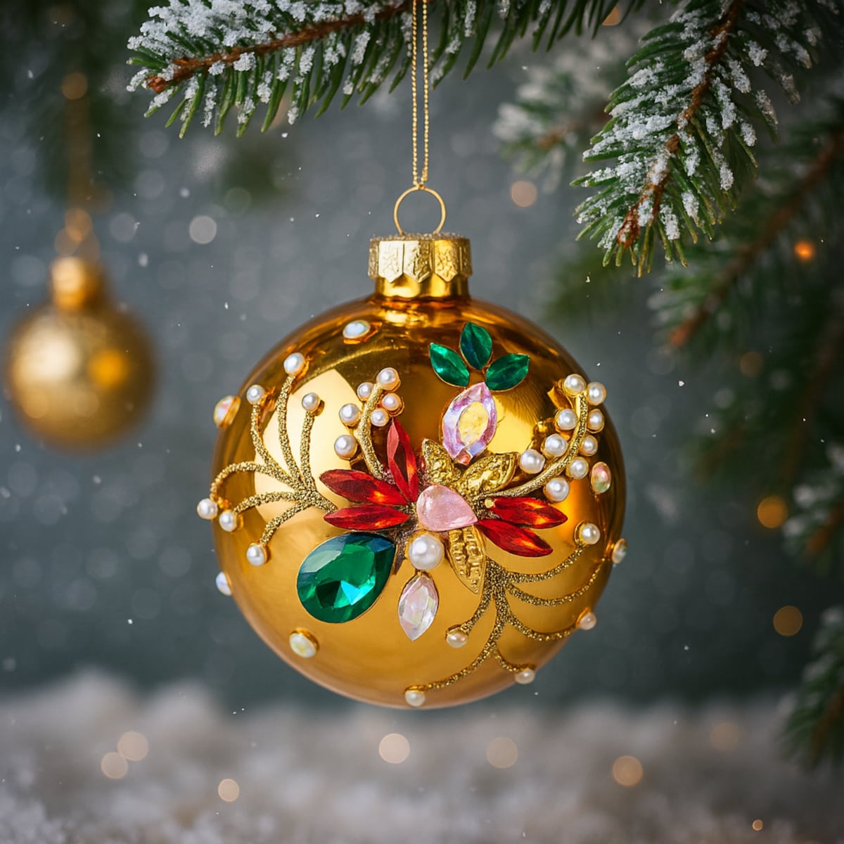 Bombka szklana Cristino