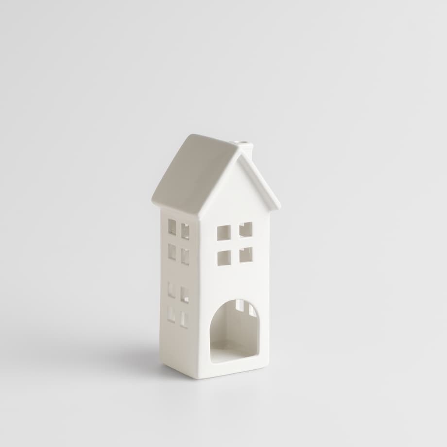 Świecznik Snowbound z motywem domku