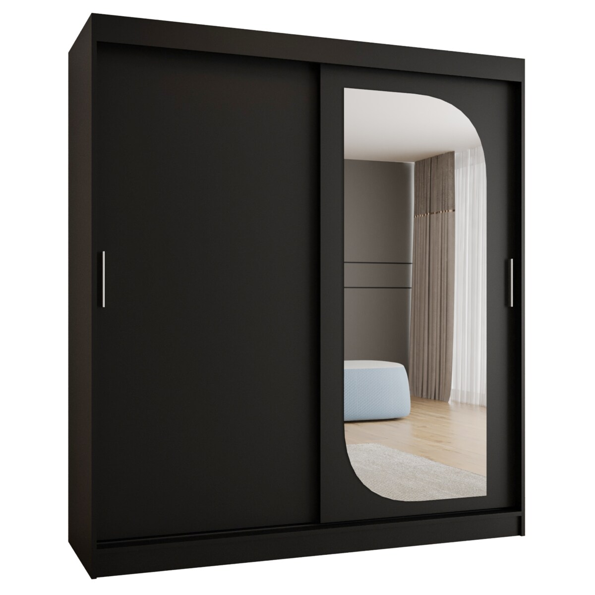 Szafa przesuwna LUCY 180 czarny