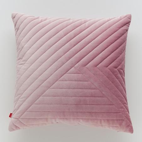Poszewka Welwetowa Minister 45x45 cm z wzorem geometrycznym