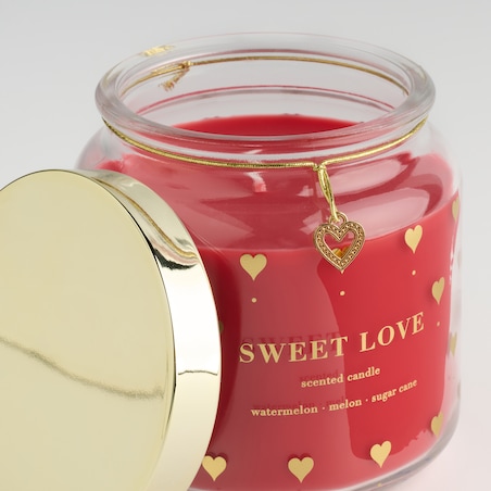 Świeca Zapachowa Lovis z motywem serca