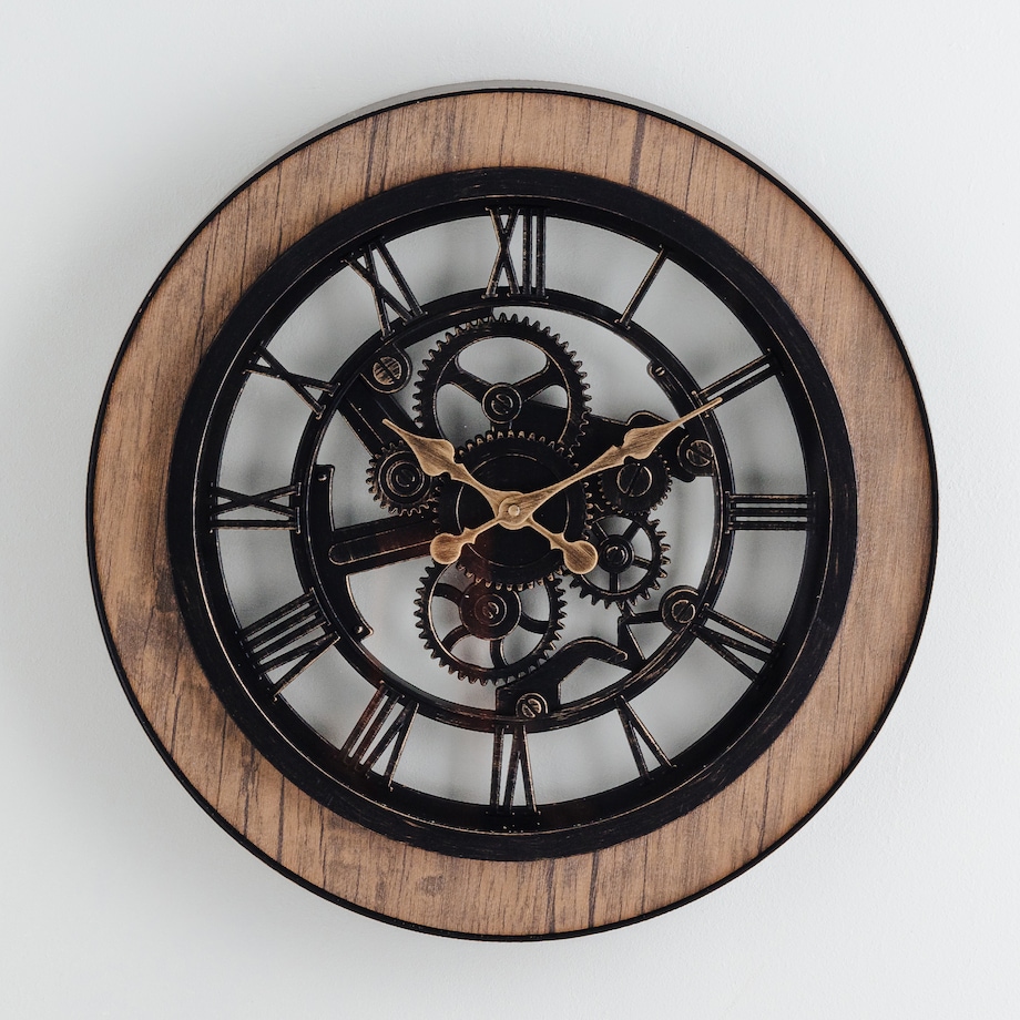 Industrialny zegar ścienny mechanics ø 50 cm