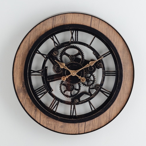 Industrialny zegar ścienny mechanics ø 50 cm