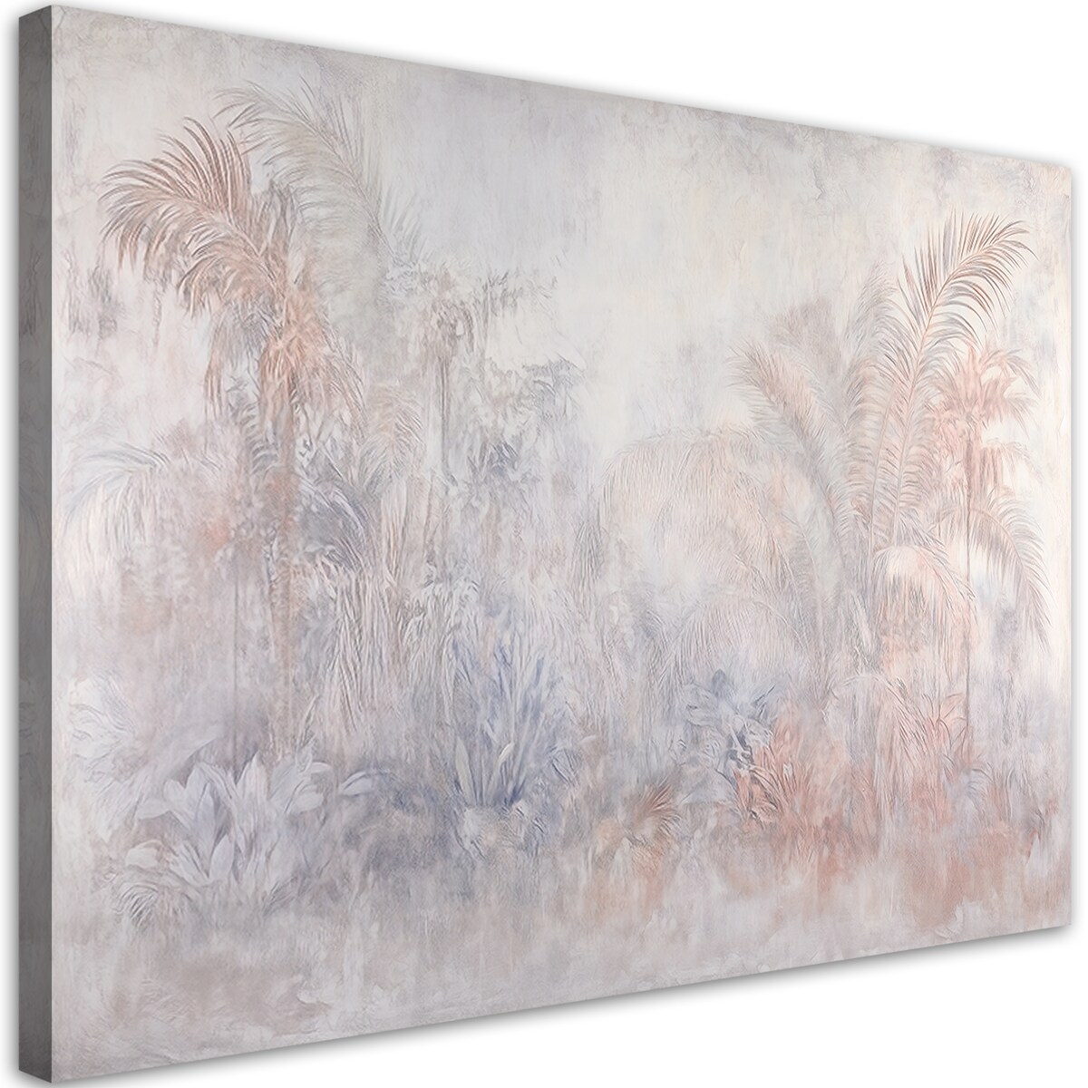 Obraz na płótnie do salonu sypialni biura kucni Palmy dżungla we mgle 60x40