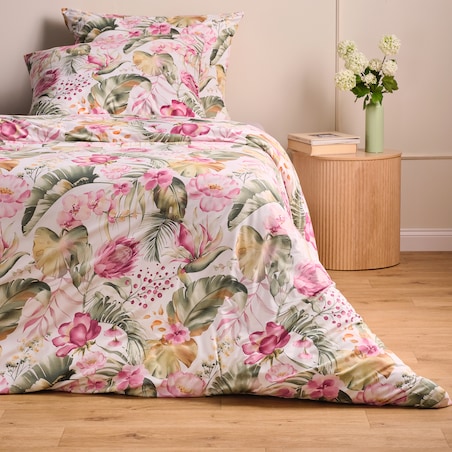 Pościel Z Mikrofibry Cama 160x200 cm z motywem tropikalnym