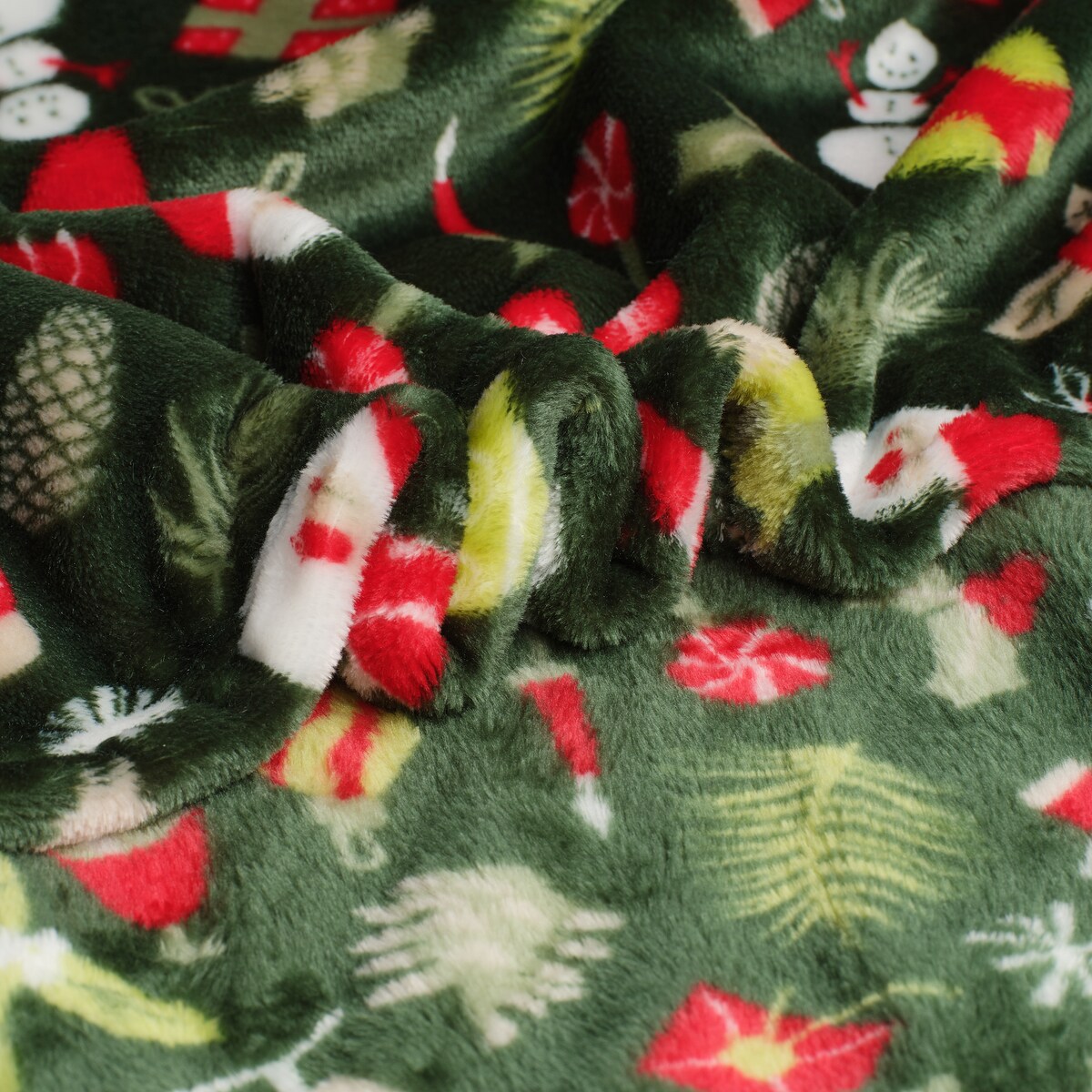 Drukowany koc Festio 150x200 cm z motywem Mikołaja