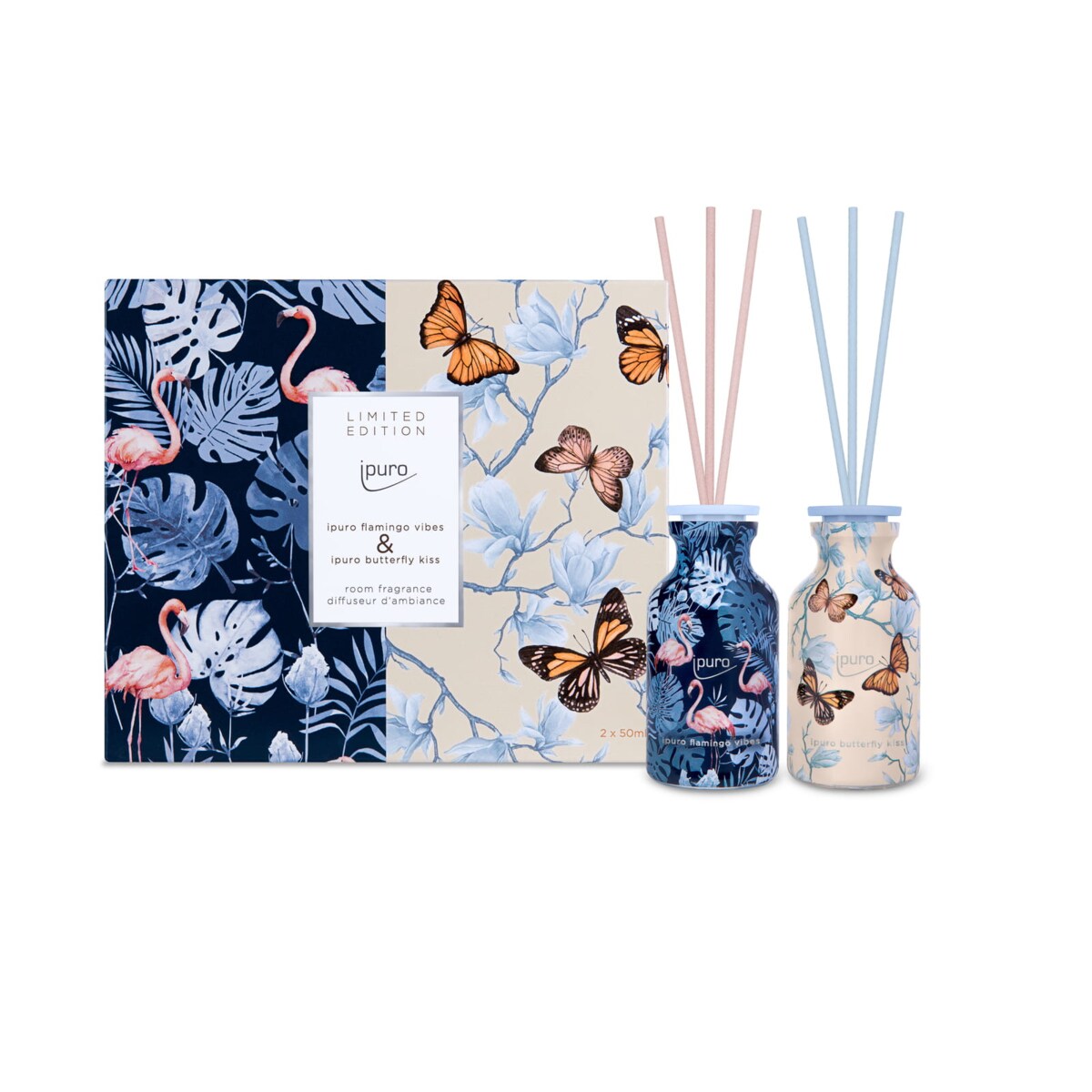 Zestaw prezentowy Ipuro butterfly & flami 2x50 ml