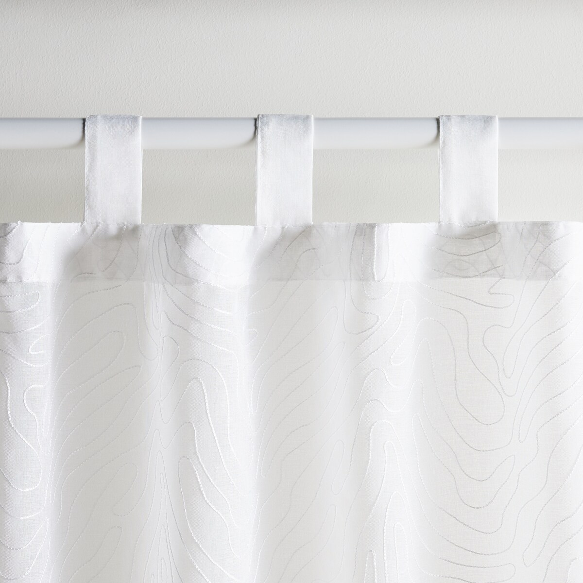 Firana Arties 140x250 cm z motywem abstrakcyjnym