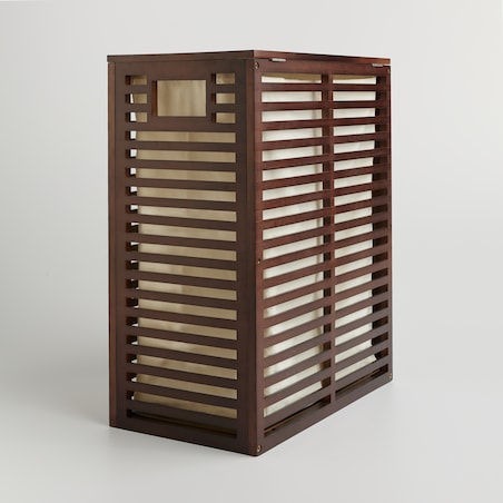 drewniany kosz na pranie smallwood 83 l