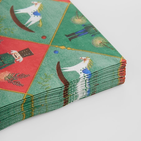 Komplet Serwetek Nutpacher z motywem dziadka do orzechów