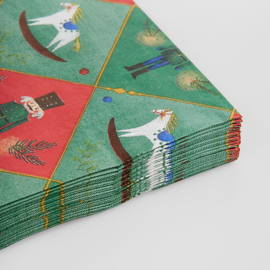 Komplet Serwetek Nutpacher z motywem dziadka do orzechów