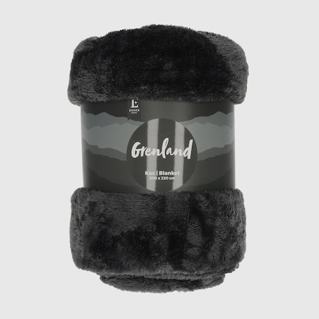 Jednokolorowy koc Grenland VI 200x220 cm