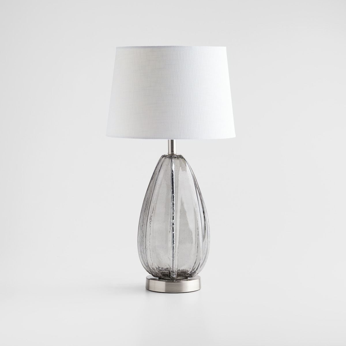 Lampa Stołowa Ze Szklaną Podstawą Glasis