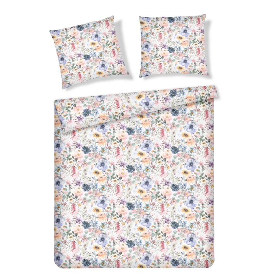 Komplet pościeli z mikrofibry Cossana 200x220 cm z 2 poszewkami 70x80