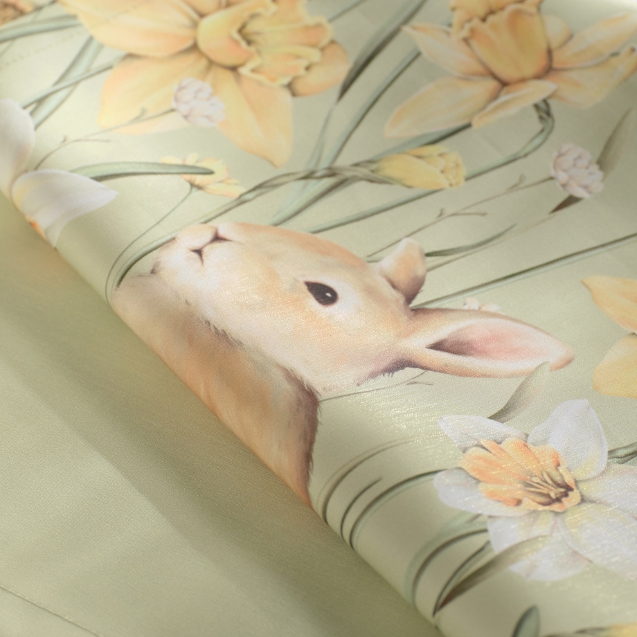 Bieżnik z nadrukiem Daffelisbunny 35x180 cm z motywem królika