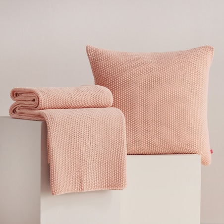 Koc jednokolorowy dzianinowy Zaldar 130x170 cm