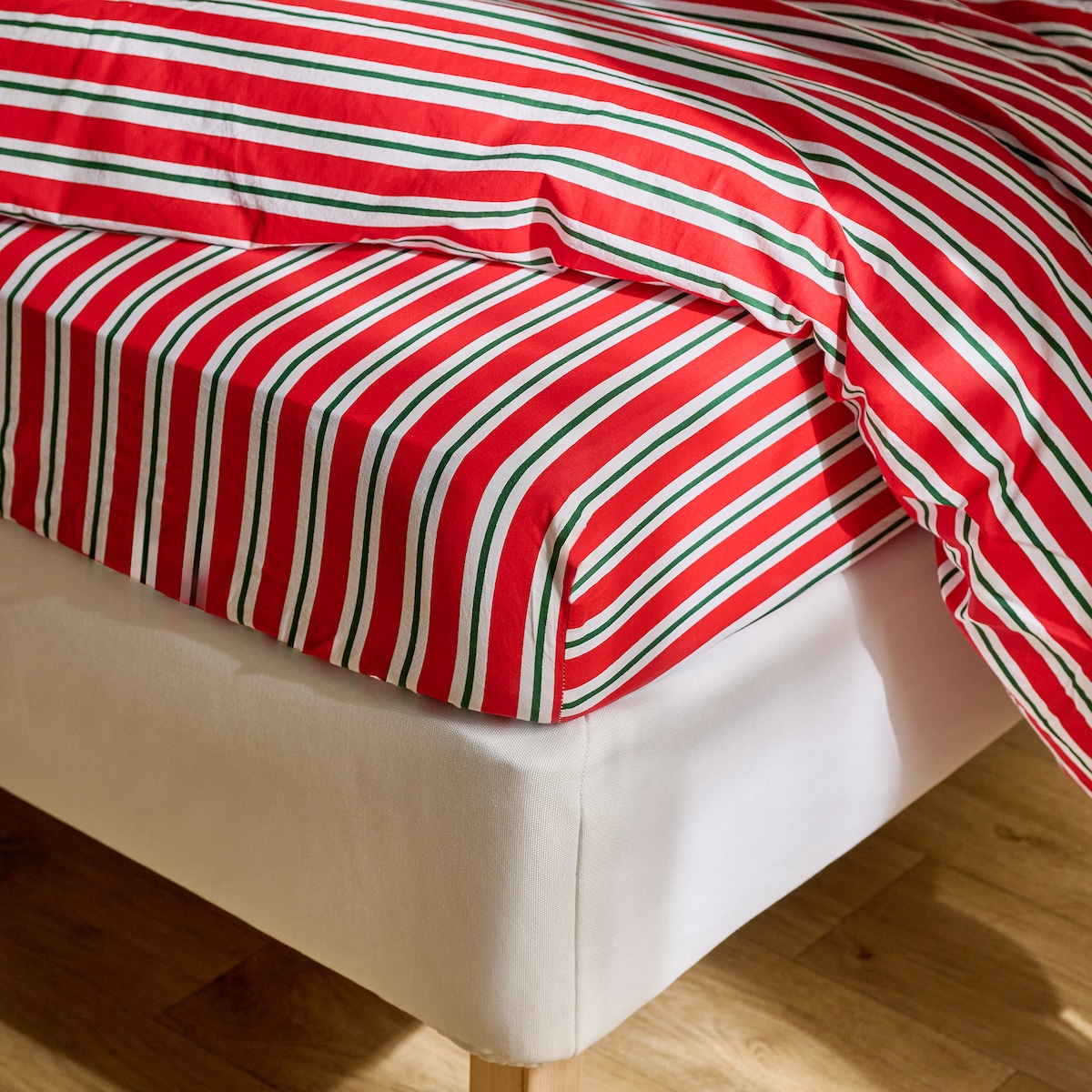 Prześcieradło Z Gumką Ginnoback 180x200 cm w paski