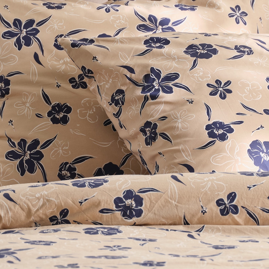 Pościel Bawełniana Damoris 160x200 cm z motywem kwiatowym