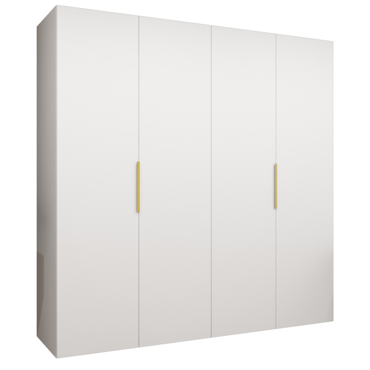 Szafa uchylna otwierana MARBELLA 1 200 wys. 202 cm Biały + u. Złoty
