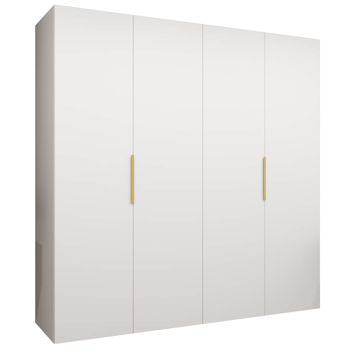 Szafa uchylna otwierana MARBELLA 1 200 wys. 202 cm Biały + u. Złoty