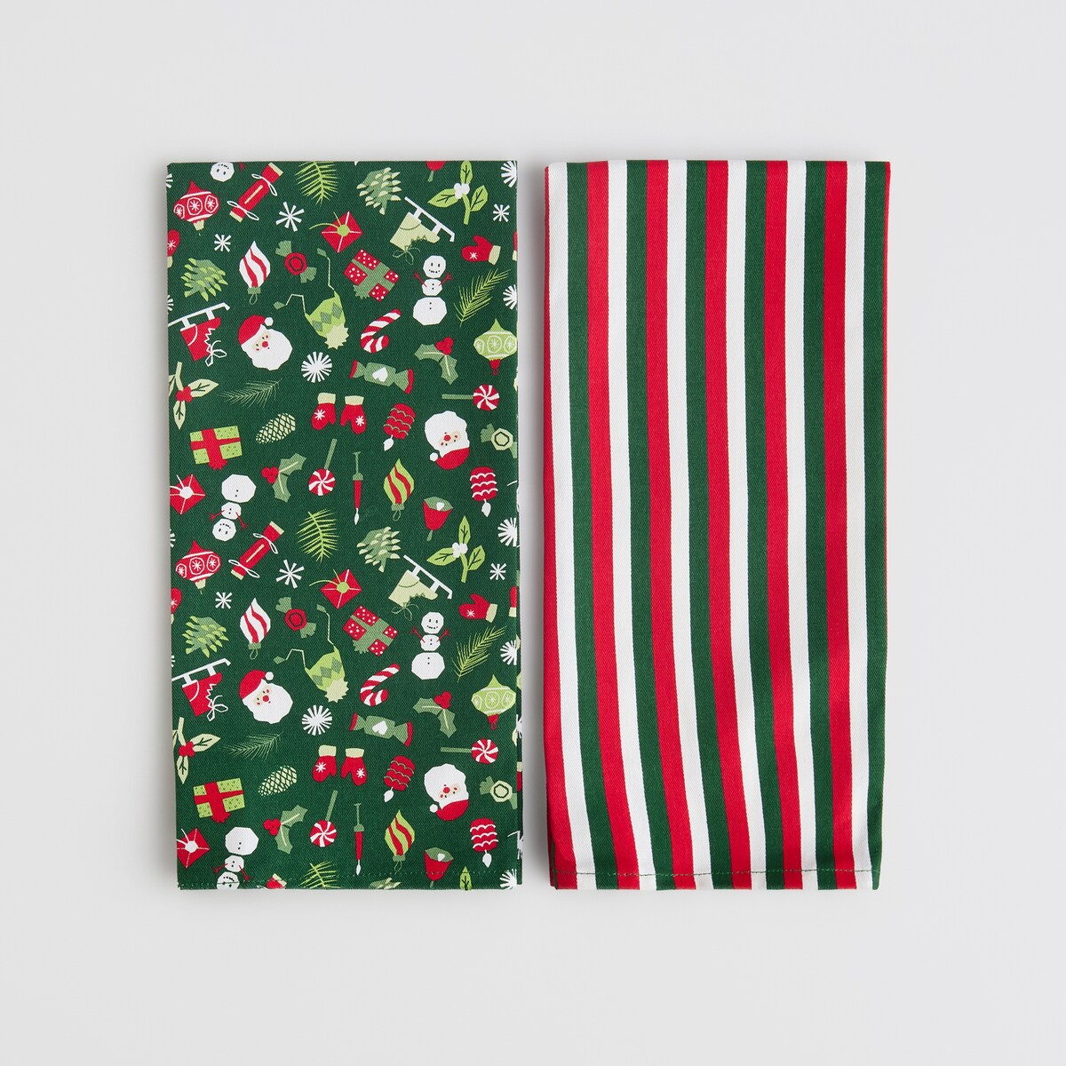 Komplet Ścierek Festio 45x65 cm z motywem mikołaja