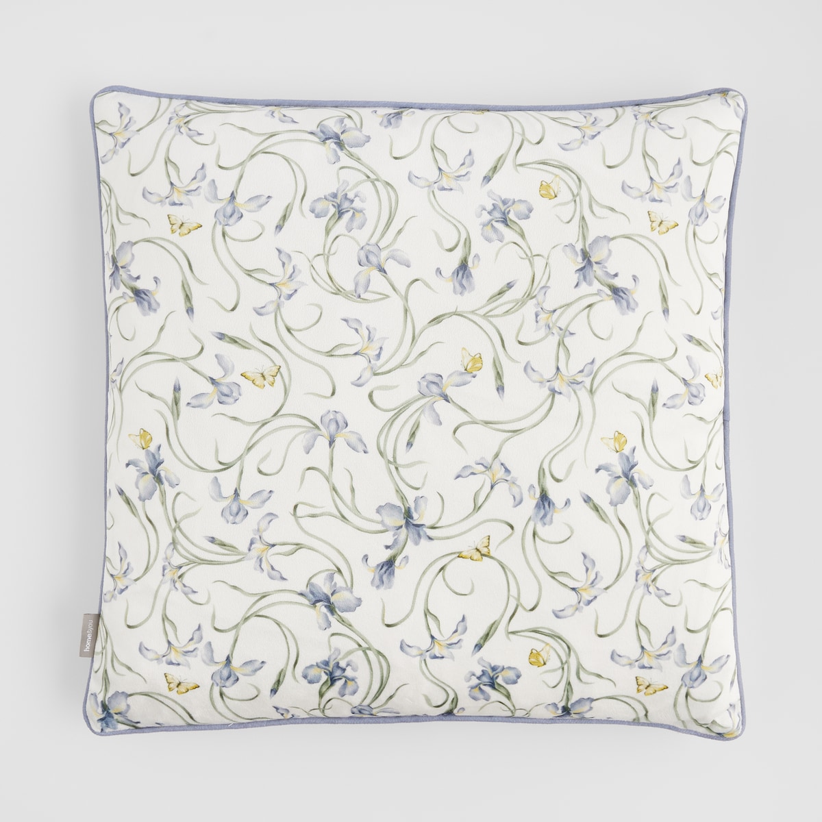 Poszewka z nadrukiem Irisoni 45x45 cm z motywem kwiatowym