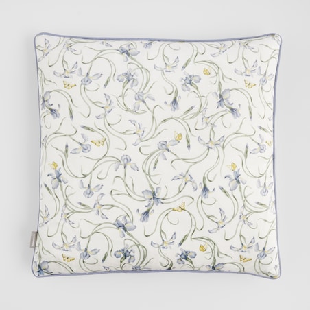Poszewka z nadrukiem Irisoni 45x45 cm z motywem kwiatowym
