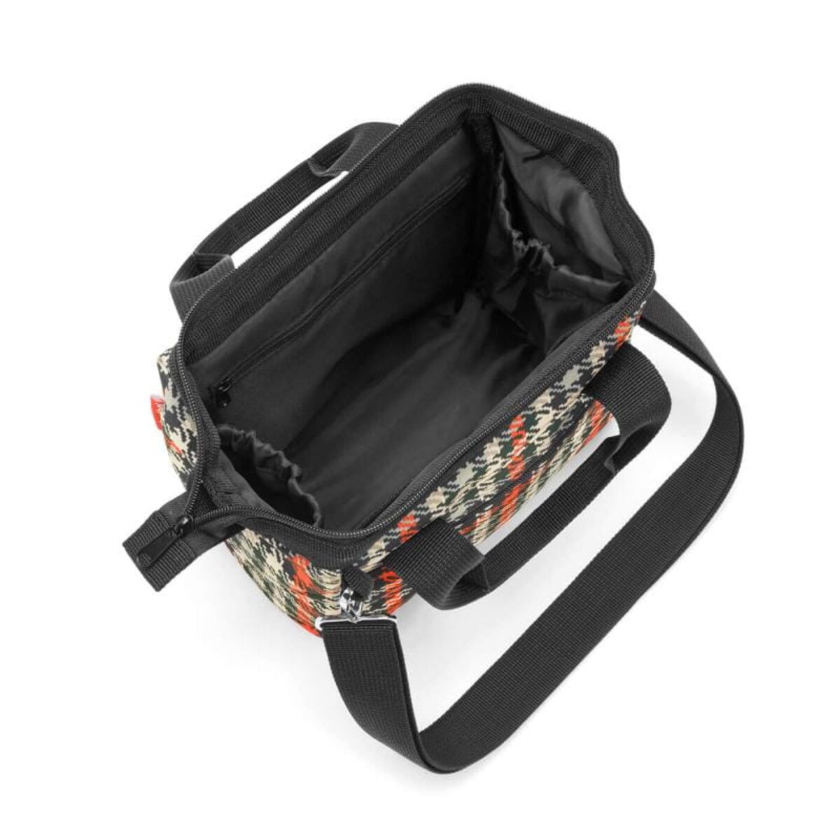 Torba allrounder cross glencheck red - poliester, 4 l