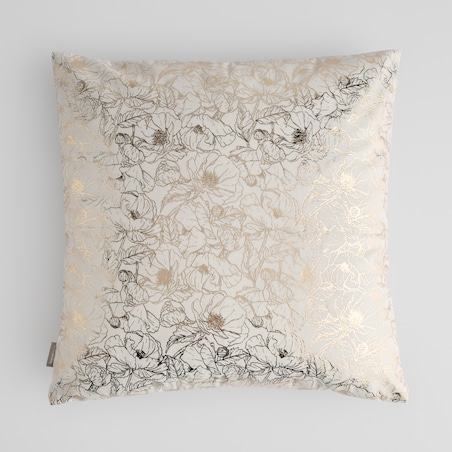 Poszewka Welwetowa Casinosis 45x45 cm z motywem kwiatowym