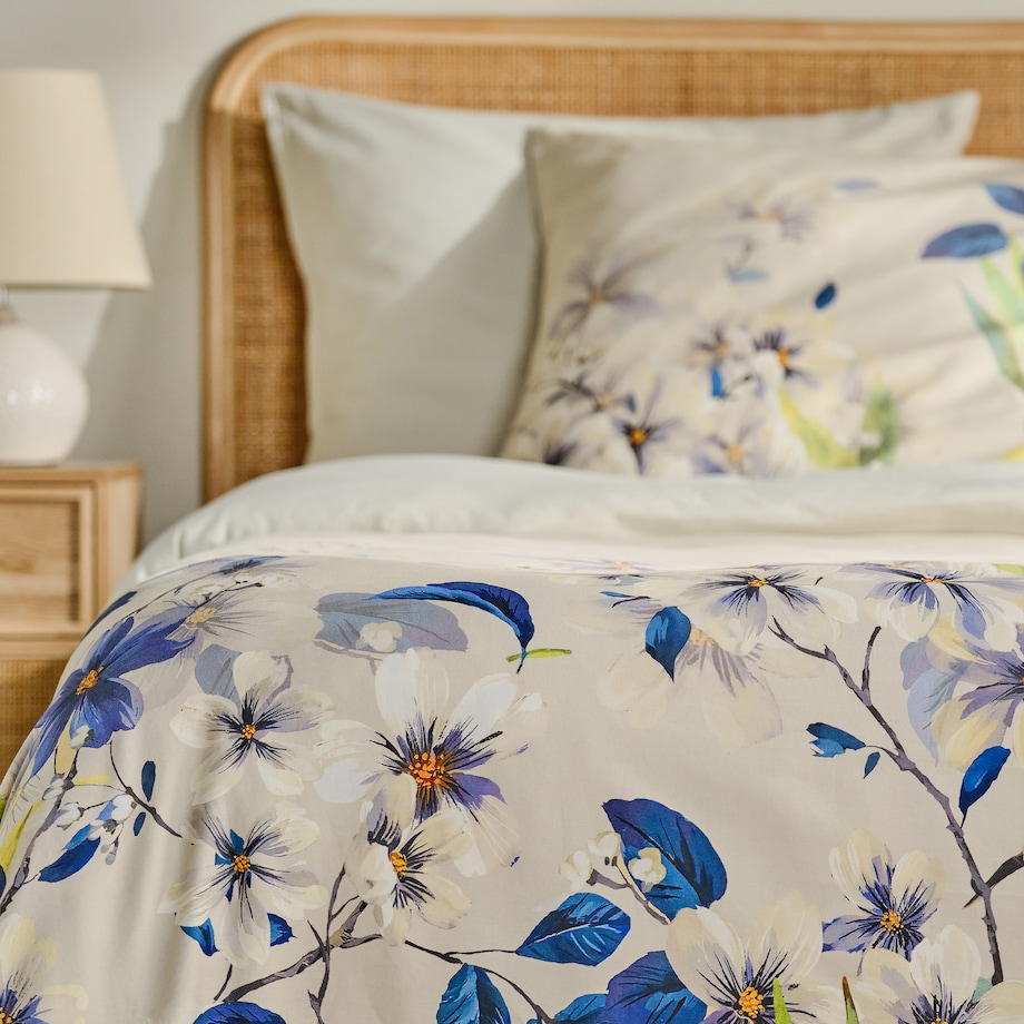 Pościel z bawełny satynowej Larra 160x200 cm z motywem postaci