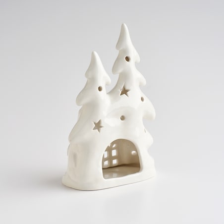 Świecznik Snowy village z motywem domku