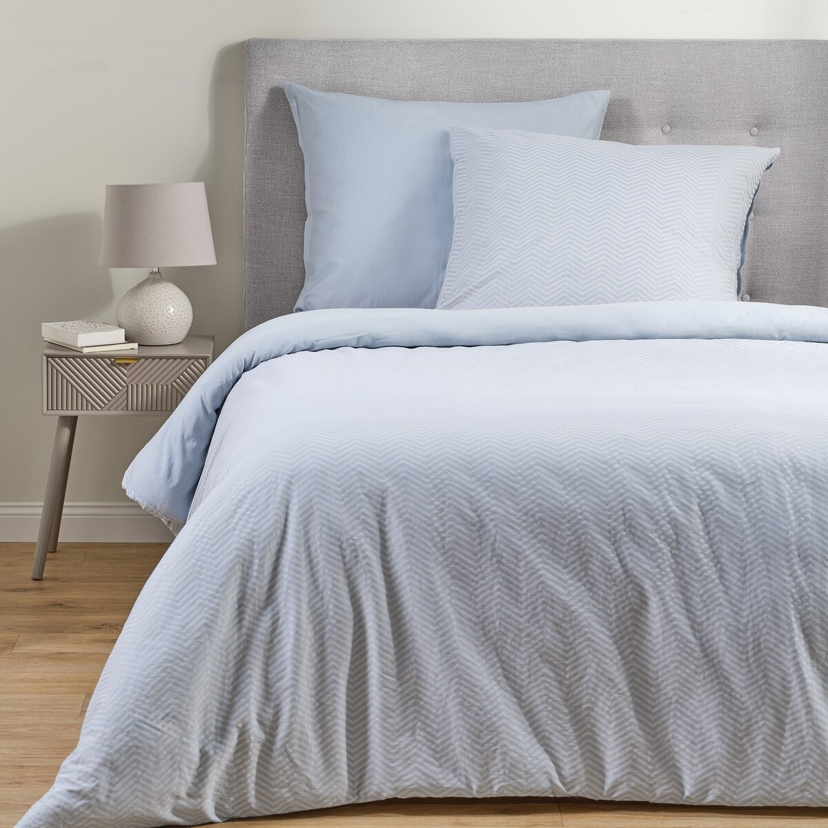 Pościel z bawełny satynowej Samjon 200x220 cm z motywem geometrycznym