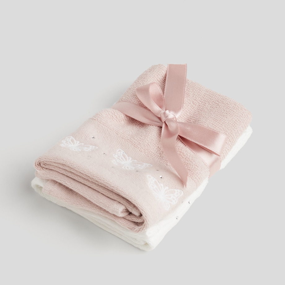 Komplet 2 szt. ręczników do twarzy lub do rąk Papillo 30x30 cm