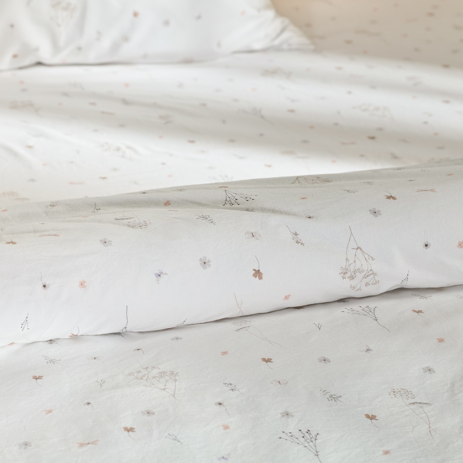 Pościel Bawełniana Dorana 140x200 cm z motywem kwiatowym