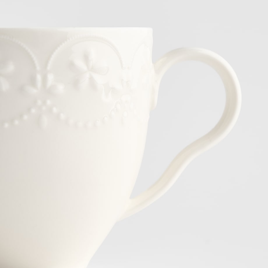 Kubek Lace z motywem kwiatowym