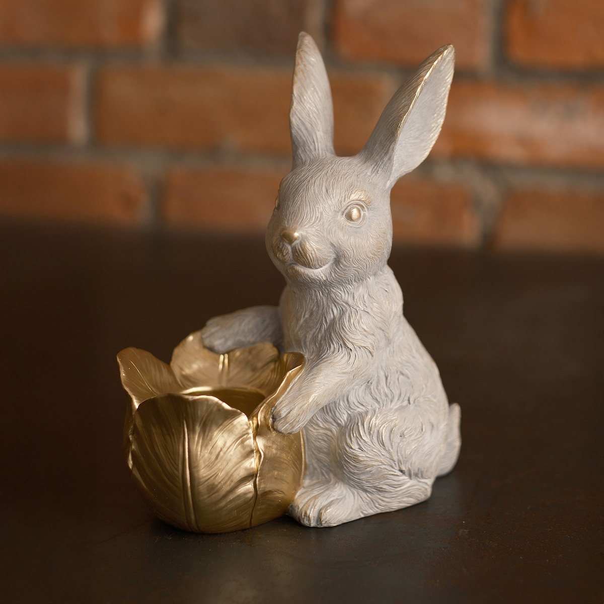 Świecznik Cuddles z motywem królika