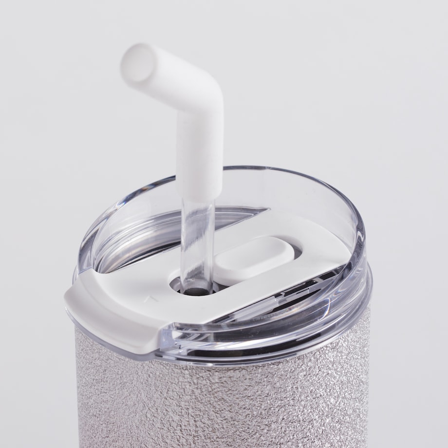 Kubek termiczny ze słomką