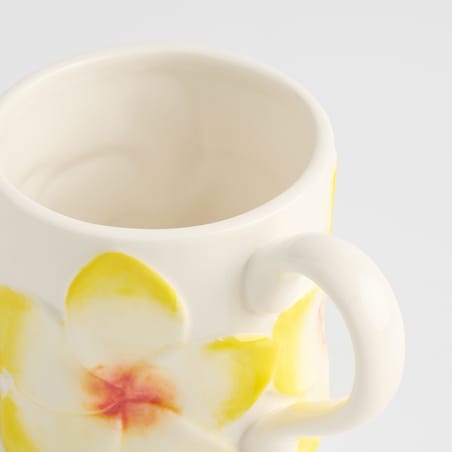 Kubek Daffo z motywem kwiatowym
