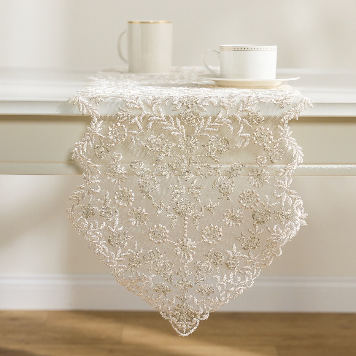 Bieżnik Haftowany Flena 35x160 cm