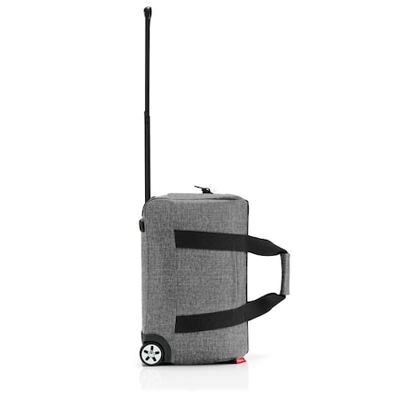 Torba na kółkach allrounder trolley twist silver, poliester, 30l