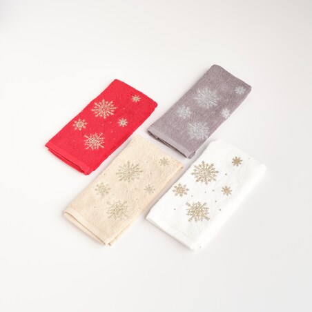 Ręcznik Kuchenny Snowf 37x50 cm z motywem śnieżynki