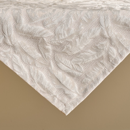 Serweta Żakardowa Sparkleaf 80x80 cm z motywem liściastym