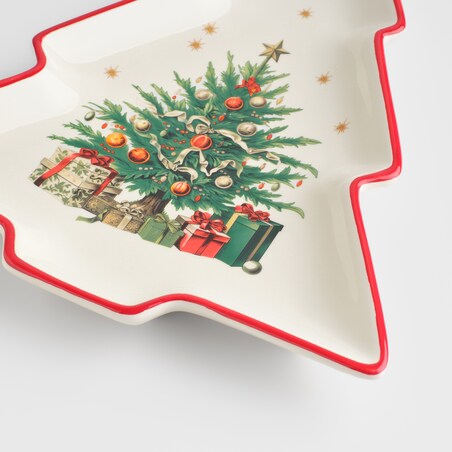 Patera Villagot z motywem choinki