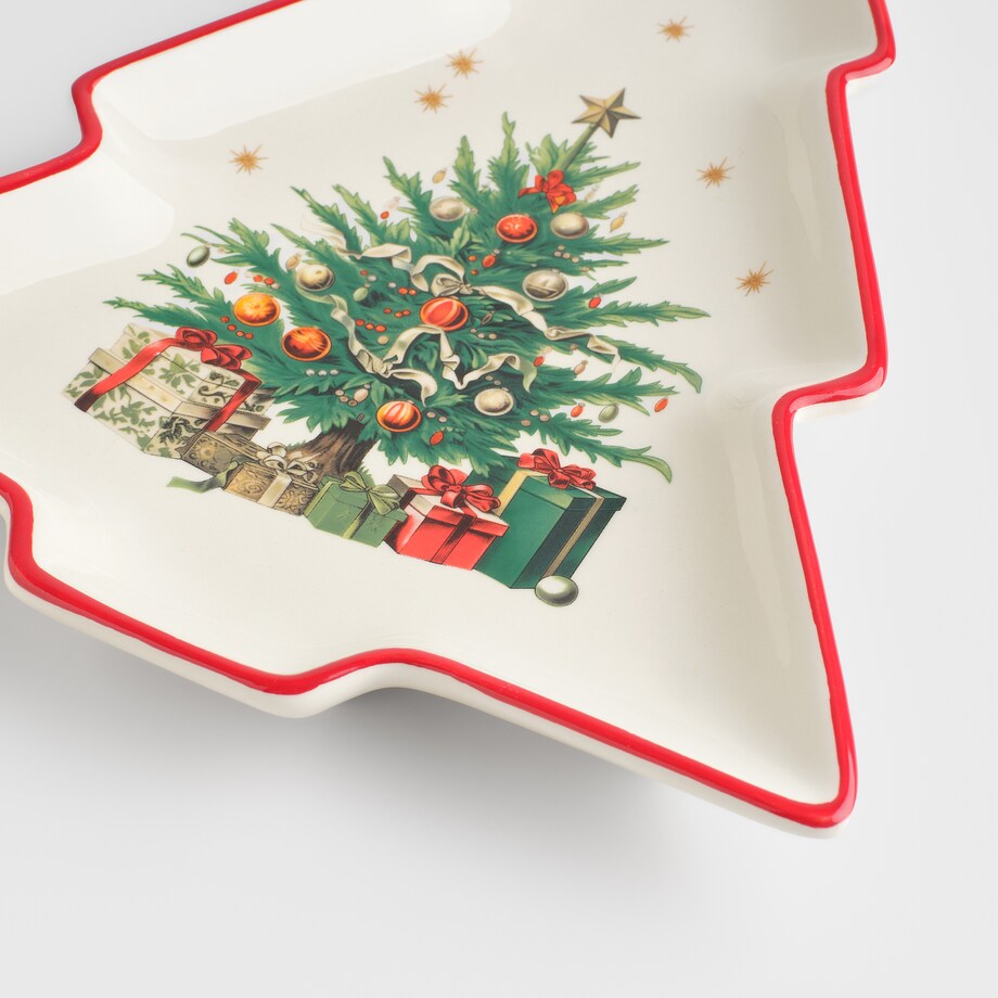 Patera Villagot z motywem choinki