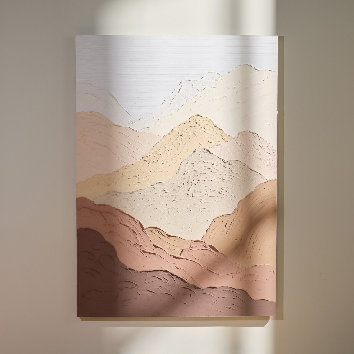 Ręcznie zdobiony obraz na płótnie tronca 100x140 z motywem pejzażu